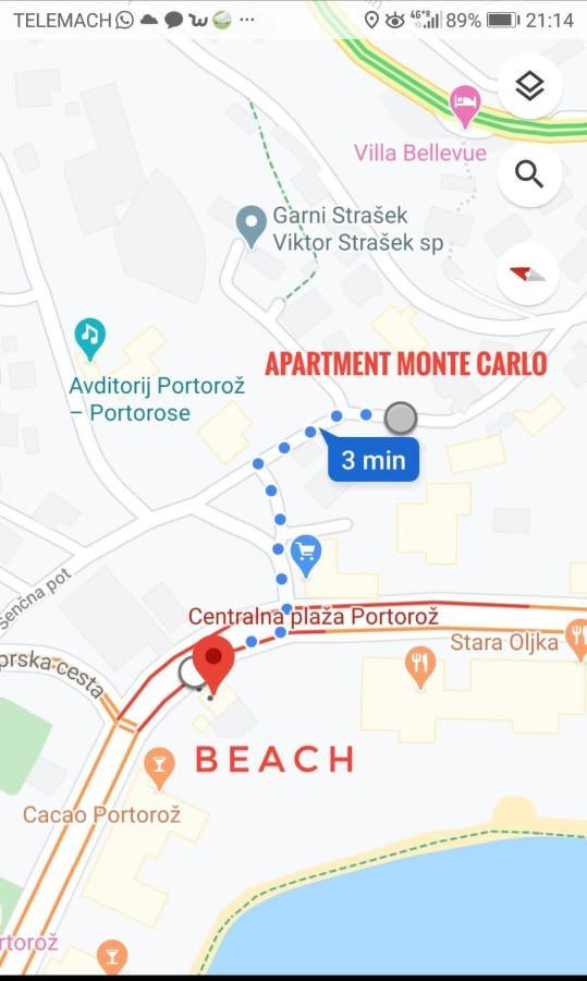 Apartment Monte Carlo Portorož Exteriér fotografie